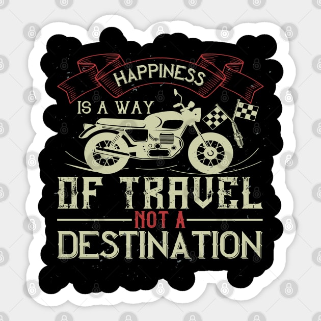 Happiness Is Away Of Travel Sticker by khalmer